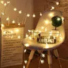 Dekoracje świąteczne Snowflake LED Światło Garland Merry Decoration Party Home Xmas Santa Claus Prezenty Navidad 2022 Happy Year 2023