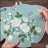 Other Arts And Crafts Other Arts And Crafts Diy Flower Pattern Printed Embroidery Kit Hoopcross Stitch Needlework Handmade Sewing Ar Dhpor