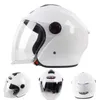 Caschi da ciclismo Caschi da moto elettrici Casco aperto da uomo Doppia lente Moto motocross vintage Moto Casque Casco Casco di sicurezza T221107