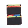 Sacs de rangement Ultra mince hommes mâle PU cuir Mini petits portefeuilles magiques Flip BiFold porte-monnaie pochette en plastique crédit porte-carte bancaire