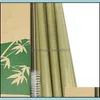 Drinking Straws Green Bamboo Phyllostachys Heterocycla St Natural 20Cm El Drinks Sts With Brush Milk Tea Shop New Arrival 8 9Nt F2 D Dhtyj