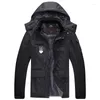 Men's Down Couple Models Waterproof Thick Warm Winter And Women's Fleece Plus Size Jacket Quilted Hooded Casual Parka