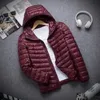 Masculino de parkas marca de parkas Autumn Winter Light Jacket Mody Moda