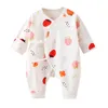 Jackets Baby Boy Clothes 3 To 6 Months Born Infant Boys Girls Cartoon Animals Cotton Romper Long Sleeve Plaid 2t Jumpsuit