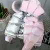 QNPQYX Nuovo Parka in Vera Pelliccia Giacca con Collo in Pelliccia di Volpe Naturale Inverno Donna Cappotto in Piumino Corto Allentato Piumino in Piumino d'anatra Bianco Cappotto in Piumino Caldo e Spessa