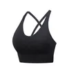 Yoga Outfit 2022 Women Double Shoulder Fitness Running Bra Bella schiena Biancheria intima sportiva Assorbimento di umidità Asciugatura rapida Boxe