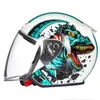 Caschi da ciclismo Casco da motociclista universale Four Seasons con visiera parasole adatto per auto elettrica da moto per uomo e donna per adulti T221107