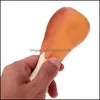 Hondenspeelgoed Chews Pet Dog Toy Rubber Chicken Leg Puppy Sound Squeaker Chew Toys For Dogs Cat Interactive Supplies Products Drop Deliv DH30A