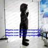 Dark Brown Raccoon Racoon Procyon Lotor Mascot Costume Adult Cartoon Character Outfit Suit Thanks Will Vivid High-class zx658