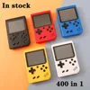 Console de jeu vidéo portable 400 en 1 Design rétro 8 bits 400 jeux - Prend en charge deux joueurs Câble de sortie AV inclus