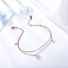 Cavigliere Elettrocardiogramma Cuore Bracciale alla caviglia Donna Catena a strati d'oro Sandali con gamba a piede Gioielli Accessori da spiaggia in acciaio inossidabile