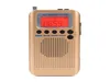 휴대용 라디오 항공기 풀 밴드 라디오 FMAMSWCBAIRVHF 수신기 LCD 디스플레이 알람 클럭 5295311과 월드 밴드