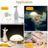 Night Lights Cute LED Light Bun Dumpling Cartoon Bedroom Holiday Home Decoration Soft Lamp Christmas Children Gifts