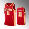 Atlantas 2023-24 City Basketball Jerseys Hawks Clint Capela Saddiq Bey Bogdan Bogdanovic Trae Young De'andre Dejounte Murray Patty Mills AJ Griffin