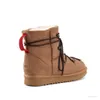 New Australia Snow Boots Strap Strap Low Cylinder Inverno Sapatos quentes