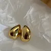 Fascino in ottone con 18 oro reale perline goccia d'acqua orecchino con perno gioielli partito Boho T Show abito pista rara coreano Giappone trendy 221111