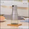 Herb Spice Tools 320Ml Glass Oil Bottle Olive Sauce Bottles Stainless Steel Pot Seasoning Kitchen Accessory Drop Delivery Home Gar Dhuue