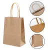 Gift Wrap 20 Pieces Bags Colourful Kraft Paper With Handle For Birthday Wedding Christmas Party Goodie Bag Candly