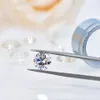 느슨한 합성 다이아몬드 Moissanite 8 하트와 화살표 둥근 흰