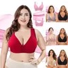 Наряд йоги плюс размер бюстгальтер с плавным с подушками Big Push Up Bralette Bras for Women Vides Active Brassiere 2022