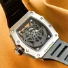 Limited Edition Sport Mens rel￳gio 904L Movimento autom￡tico de a￧o inoxid￡vel Montre de Luxe Rubber Strap Designer Fuckle Relloj de Lujo Wristwatches