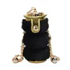 Abendtaschen Mode Frauen Crossbody Bag Zylinder Form Kette Weiche Plüsch kleine Geldbörse für niedliche Stil Lady