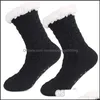 Décorations De Noël Chaussettes De Sol De Noël Automne Et Hiver Polaire Chaud Antidérapant Maison Bas Pour Adt Taille 3542Cm Drop Delivery G Dhtdr