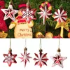 Juldekorationer 5/6st Tree Hanging Candy Cane Plastic Children's Toys Family Decoration Lollipop K6Z3