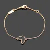 Elegant Charm Bracelets Designer Jewellery VC Design Four Leaf Clover Mini Shell Agate Butterfly Bracelet with Diamond Buckle Gold Sier