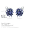 Stud Gem039s Ballet 1 89Ct Natural Blue Sapphire Earrings Pure 925 Sterling Silver Flowers Vintage For Women Fine Jewelry 221119474198