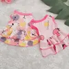 Dog Apparel Thin Princess Dress Comfortable Cat Clothes For Chihuahua Cute Spring Summer Mini Skirt Small Dogs Cats