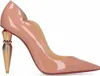 Europeiska och amerikanska 2022 kvinnors skor Multicolor Pointed Fashion Specialformed Heel Sandals Designer Shoes Storlek 35-42 Stiletto Slipper Gold Heel Heel