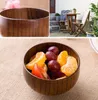 Bowls Environmentally Friendly Wooden Bowl Chinese Japanese Style Restaurant Noodle Round Wood Tableware