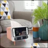 Caixas de tecidos guardanapos criativos 2 em 1 TV Tissue Box Desktop Paper Dispenser Napkin Case Organizer com portador de celular home sto dhb45