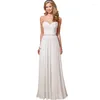 Br￶llopskl￤nning vestidos de novia sexig chiffon strandkl￤nningar vintage boho 2022 mantel mariage brud kl￤nning casamento tillverkad i porslin