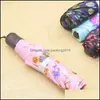 Umbrellas Lovers Fold Umbrella Short Handle Colorf Flower Fashion Umbrellas Selling Superior Quality With Different Patterns 4 73Cp Dh25M