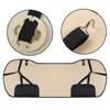 Fundas de asiento de coche para Universal PU accesorios delanteros de cuero Protector cuatro estaciones trasera Auto cojín de doble uso