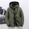 남자 다운 파카 브랜드 재킷 남성 겨울 남자 화이트 오리 후드 야외 멀티 포켓 두꺼운 따뜻한 패딩 스노우 코트 221111
