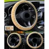 Steering Wheel Covers Universa 37-39cm Car Auto Case Super Soft Plush Elastic Cover For Women Winter Warm