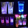 Кружки люминесценция Colorf Water Cup Novely Induction Light Beer Mug Mug Mti Colors Маточные вазы чашки Новое прибытие 4 4 МВ