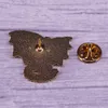 브로치 PF1215 Wyvern Purple Dragon Collection 에나멜 옷깃 핀 배지 핀 의류 배낭 장식 장식 보석 액세서리 선물 선물