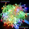 Andere festliche Partyzubehör LED-Lichterketten Fee EU/US-Stecker 10M 100LED Hochzeit Weihnachten Neujahr Festival Dekoration Lampen DR DHF3G