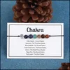 Beaded Handmade 7 Chakra Beaded Bracelet Strands Mens Womens Colorf Mixed Stone Healing Mala Bead Bracelets Drop Delivery Jewelry Dhtiz