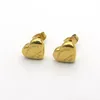 Klassiker einfach gekrümmte herzförmige T-Marken-Hengst Ohrringe Europäische Modedesigner Ohrring für Frauen Luxus 316L Titanium Stahl plattiert 18k Gold Ohrring