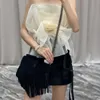 Women's luxury designer Single Shoulder Bag Tote Tassel Messenger Vintage Single shoulder style large volume bag factory direct sales