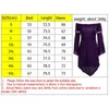 Casual Dresses Fashion Irregular Woman Dress Medieval Princess Costumes Sexy Shoulder Party Halloween Vintage Gothic Vestido