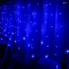 Strings Fairy Lights Garland Curtain Snowflake Light Christmas Outdoor Festoon LED Decoratie Jaar Decor Curtains