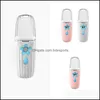 Other Household Sundries Small Hand Held Cosmetic Instrument Water Supply Face Steaming Device Flowers Droplet Shape Facial Humidifi Dhncn