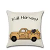 Pillow Thanks Giving Day Cover Linen Chair Sofa Bed Car Room Home Dec Wholesale MF163