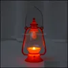 Andere feestelijke feestbenodigdheden Party Supply Retro Creative Led Pony Lantern Halloween Christmas Wedding Summer Yard Sfeer Decor Dh9xn